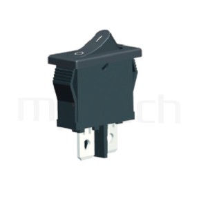 RS-601D1-10111NBB 系列-翹板開關Rocker Switch ,21x10mm , ,6A 250VAC, 10A 125VAC,ON-OFF ,SPST,1P1T迴路