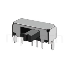 臥式滑動開關Slide Switch,SK-13D01 Series,1P3T,SP3T迴路,