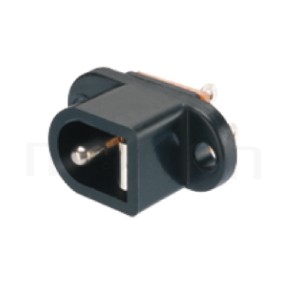 HDC-626 系列-直流電源插座DC POWER JACK ,180度 180° DIP ,Center pin Ø2.0 / Ø2.35 / Ø2.5 mm 中心針 Ø2.0 / Ø2.35 / Ø2.5 mm , ,L 11x W 9 x H 20 ,板上高度 20mm