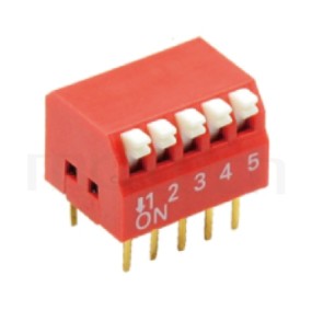 DIP-RPL 系列-指撥開關DIP Switch ,DIP-RPL Series ,Pitch 2.54mm, Piano Type ,鋼琴鍵式, 01~12 Positions,DIP