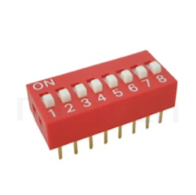 DIP-RS 系列-指撥開關DIP Switch ,DIP-RS Series ,Pitch 2.54mm, 01~12 Positions,DIP