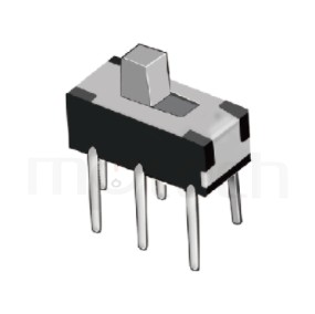 滑動切換開關 Mini Slide Switch,MS-22D16 Series- 迷你滑動開關,2P2T,DPDT迴路