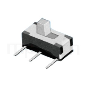 水平臥式迷你滑動開關 Mini Slide Switch,MK-12D13 Series-迷你滑動開關,1P2T,SPDT迴路
